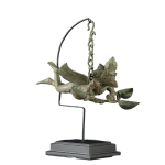 Vintage Balinese Bronze Flying Garuda Oil Lamp 14.5" | Jaipurio